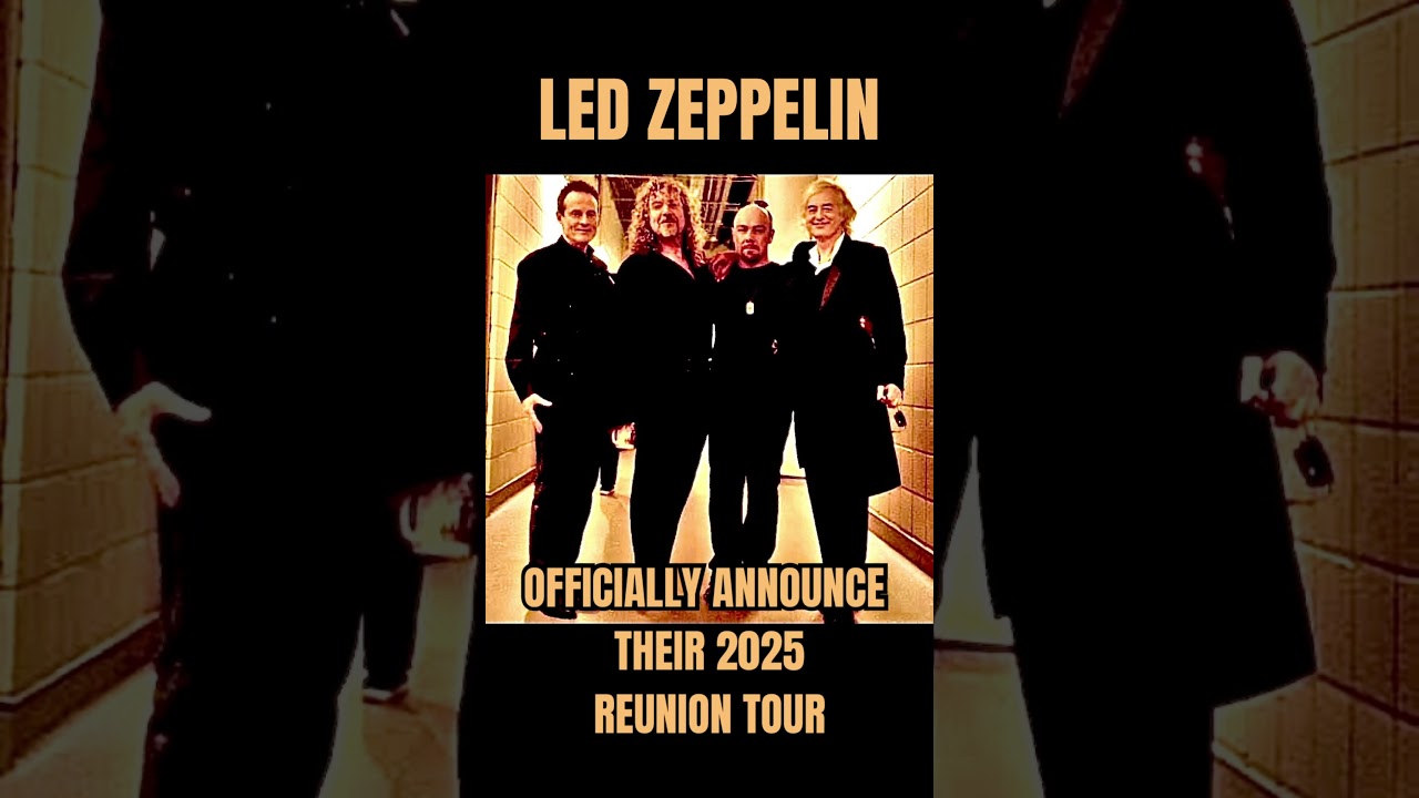 Led Zeppelin has officially announced their 2025 reunion tour, more info. In description #music