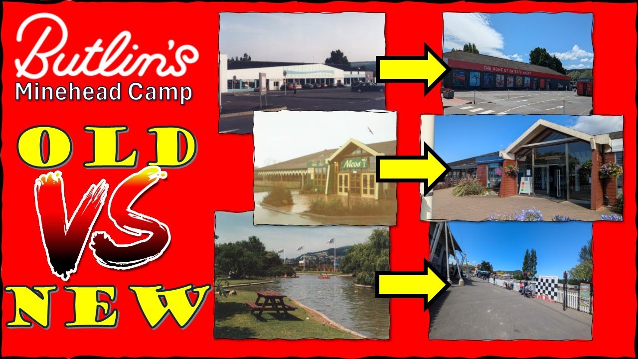 Butlins Minehead - Through the Years - Comparing new photos to old photos of the camp!