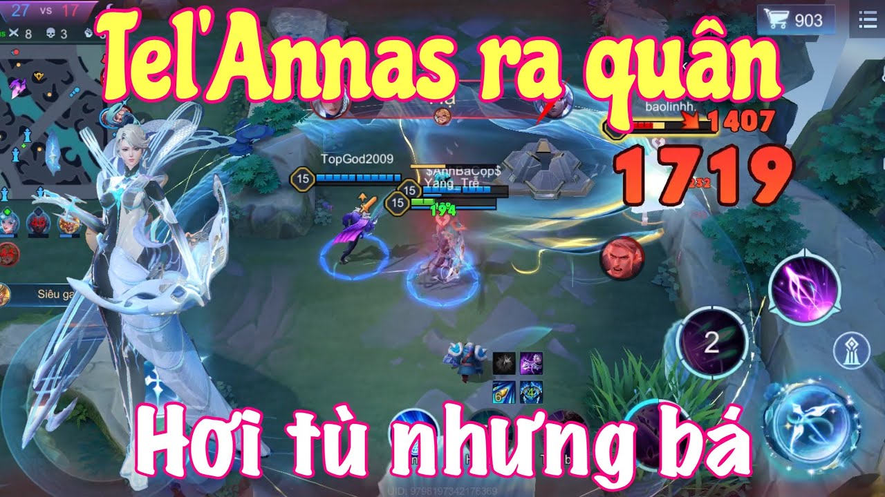 Tel’annas nhân dịp tăng sức mạnh vác leo rank ngay - LQMB
