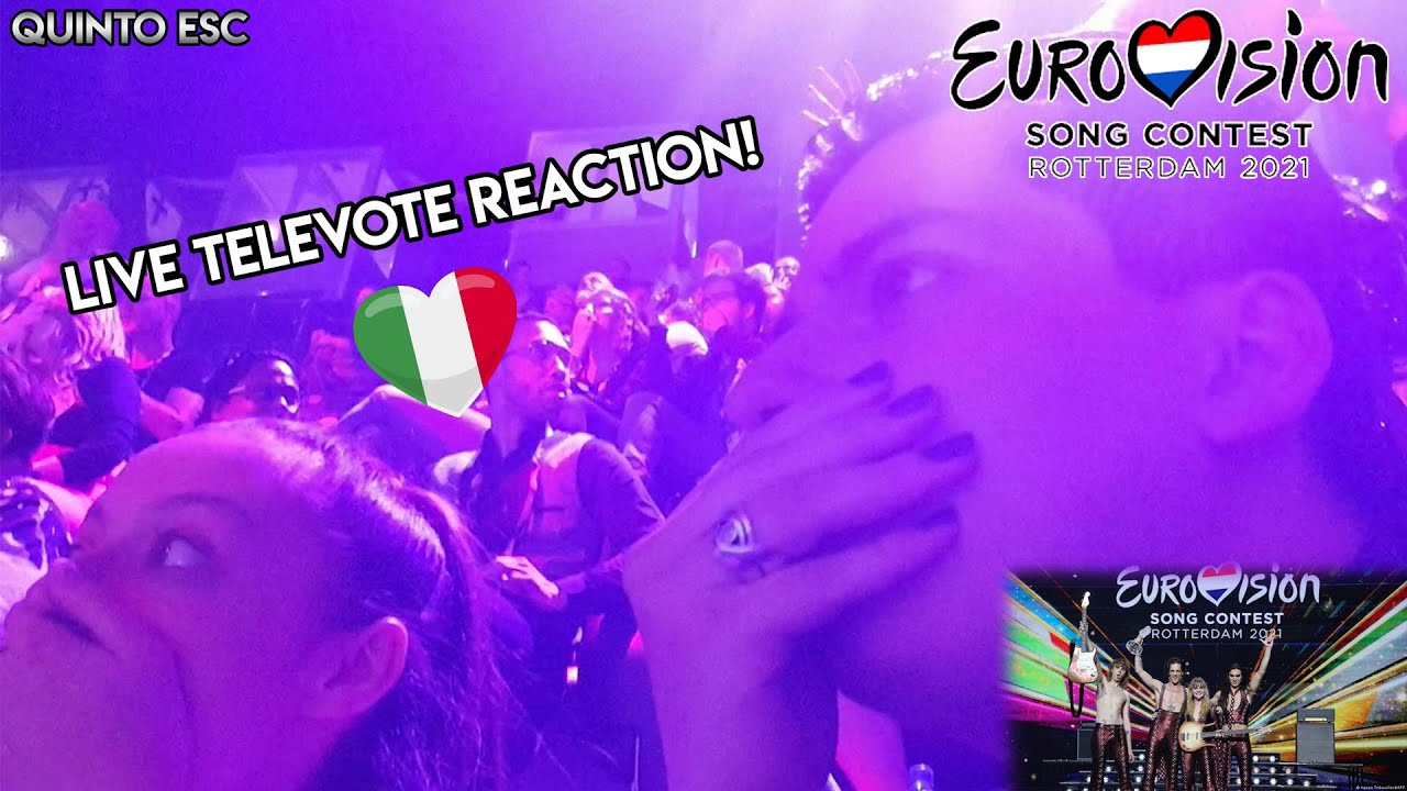 Eurovision 2021 - Televote results LIVE Reaction - Quinto ESC