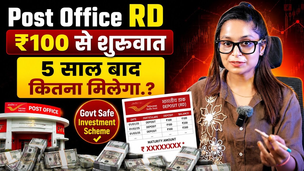 Post Office RD Scheme 2026 | ₹100 से शुरुआत | Interest Rate, Rules & Calculation | Hindi