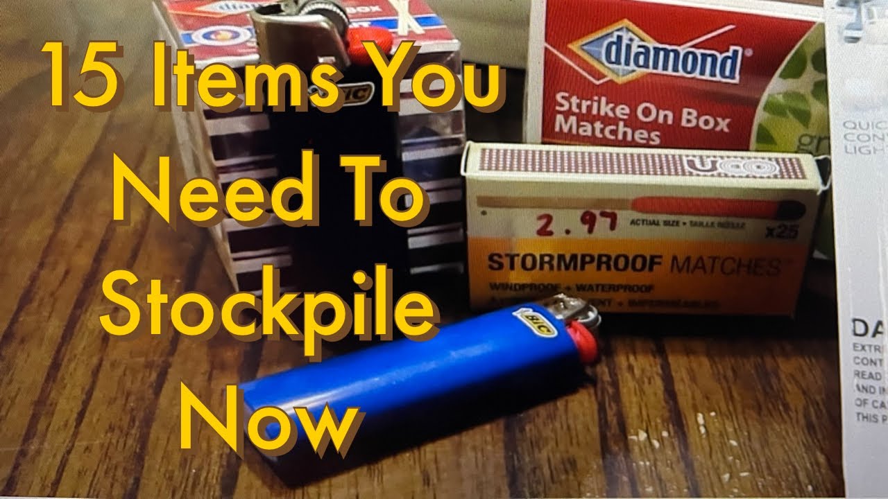 2203~ 15 Items To Stockpile Now ~ World War III~ depression ~Cold war~ Food Shortages~ Inflation~ Re