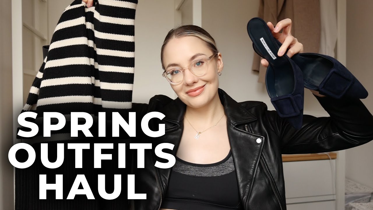 FASHION SPRING HAUL from NET-A-PORTER | Toteme, Manolo Blahnik