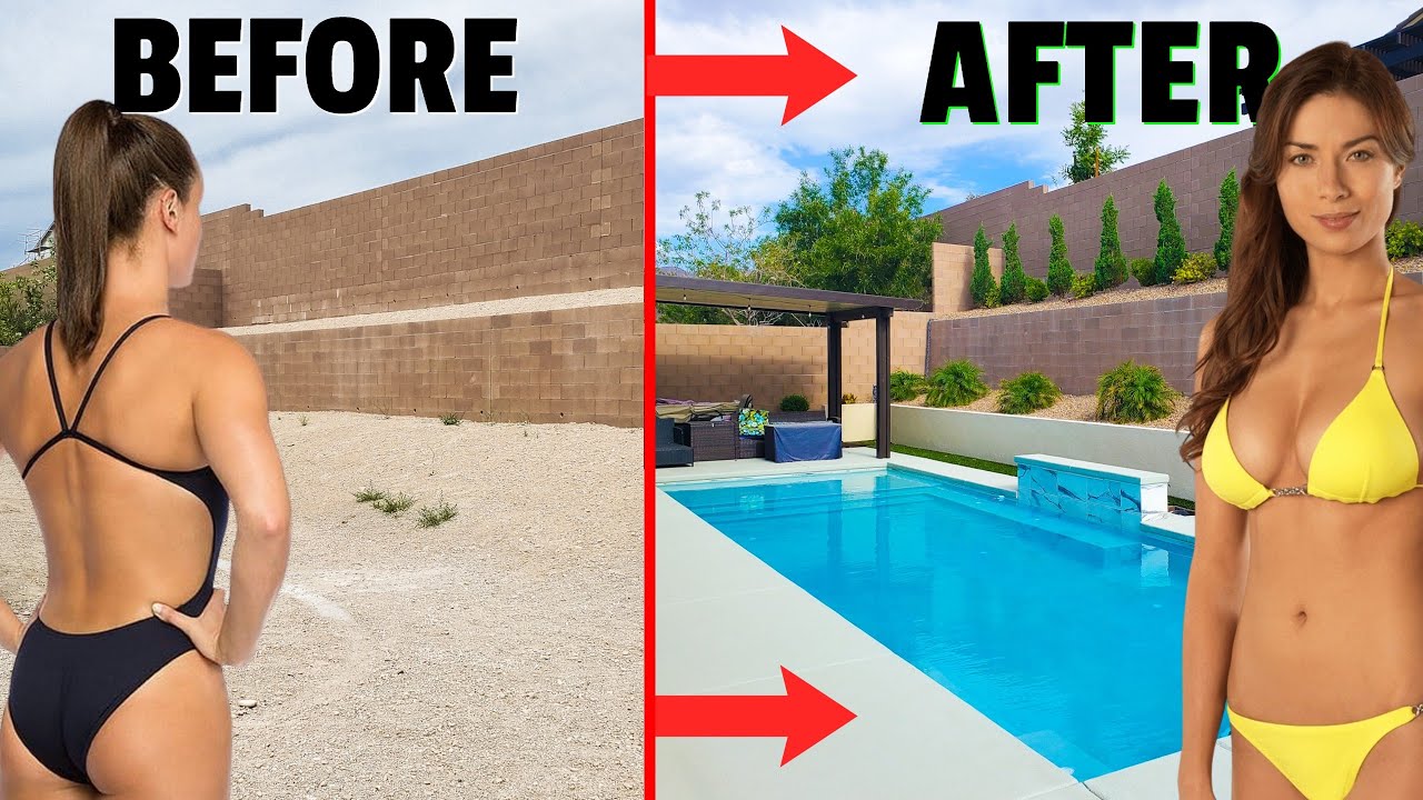 POOL CONSTRUCTION TIME LAPSE!!! 2 YEARS START TO FINISH!!!