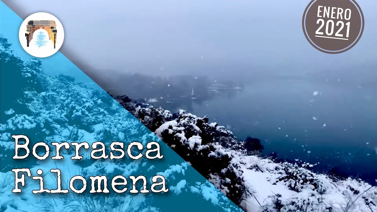 BORRASCA FILOMENA sobre las Lagunas de Ruidera | Enero 2021 #Filomena