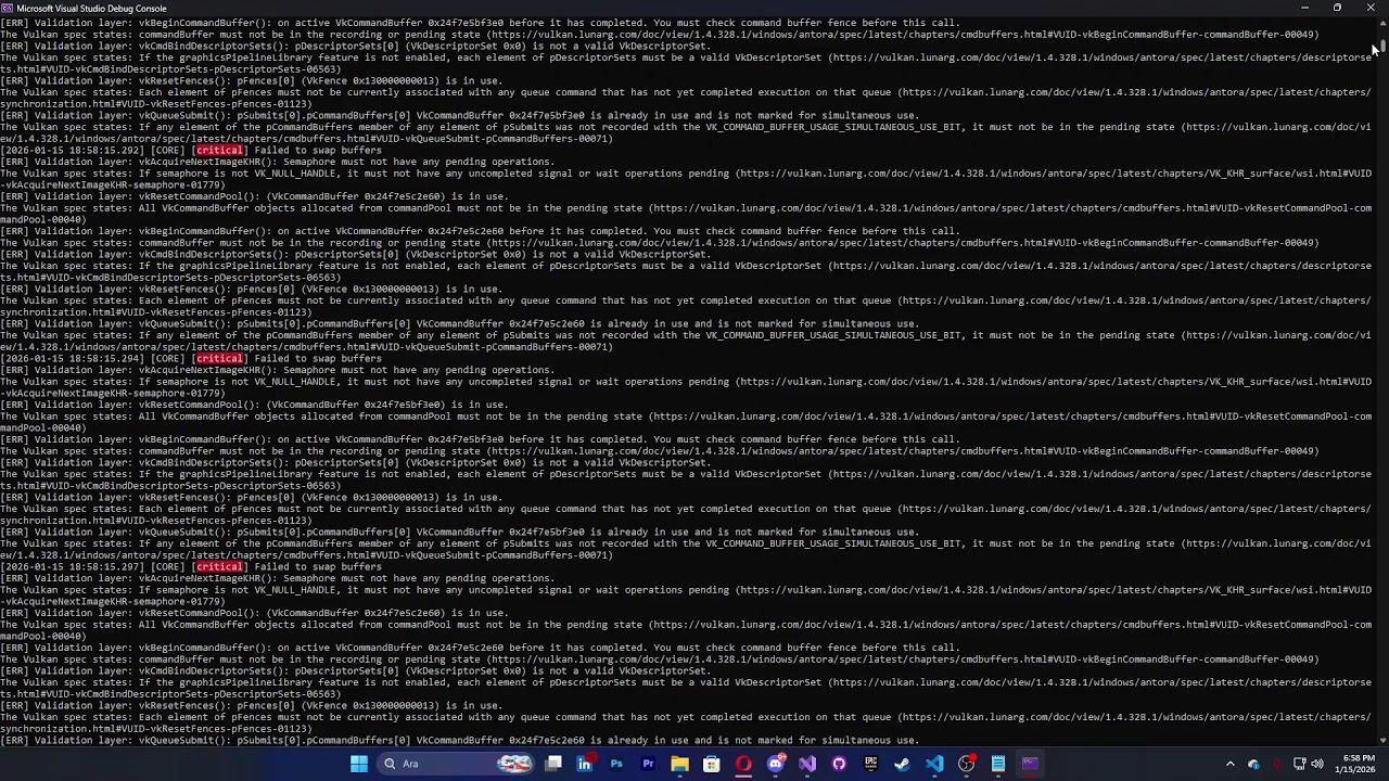 Motorsuz oyun geliştirme #13 (Vulkan/C++) | Grafik Motoru (BaDev)