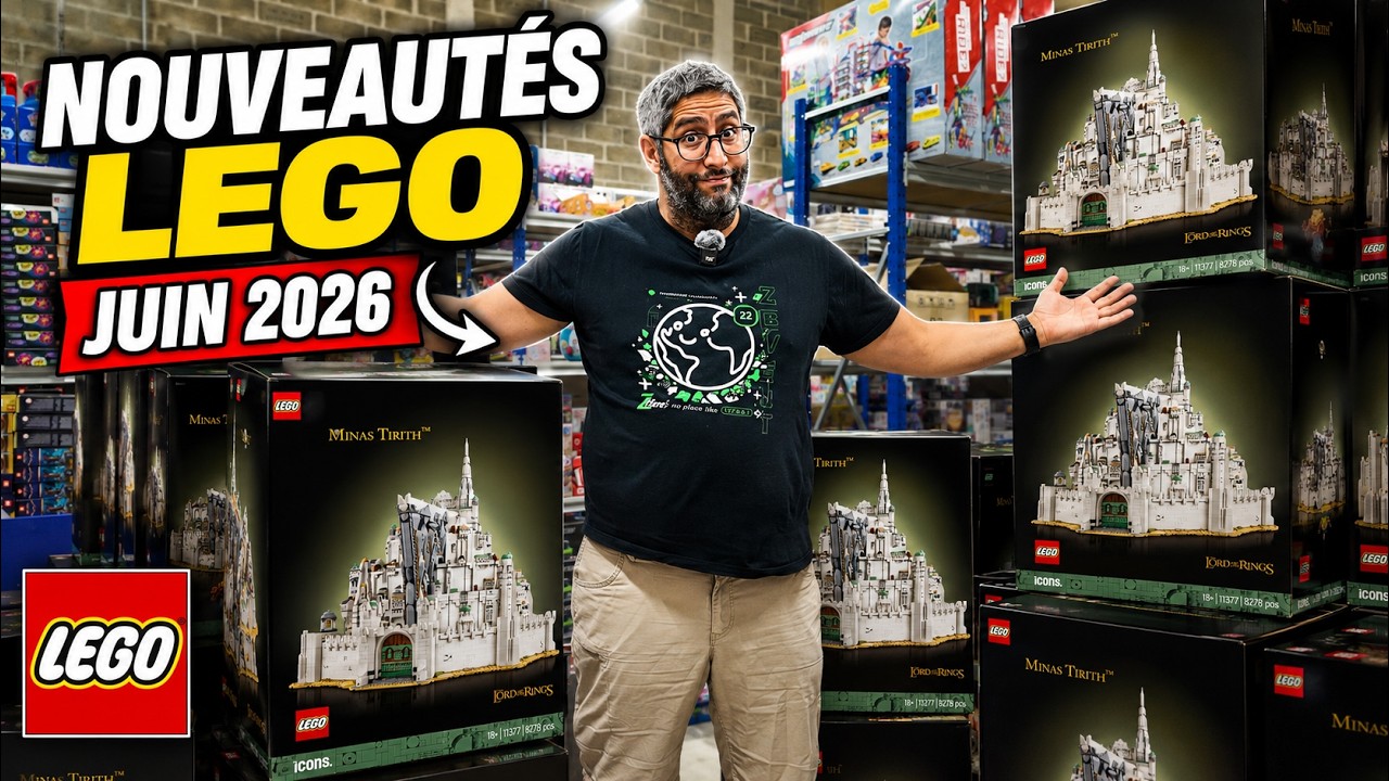 Nouveaut&eacute; LEGO de juin 2026 : cette nuit c'est Minas Tirith ou rien!