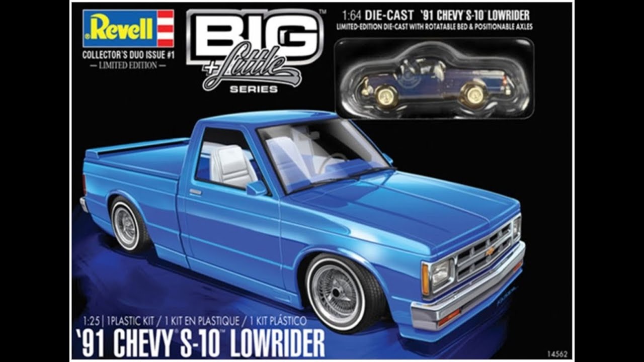 Revell (2025 Release) of a 91 Chevy S-10 Lowrider *Parts and Instructions*