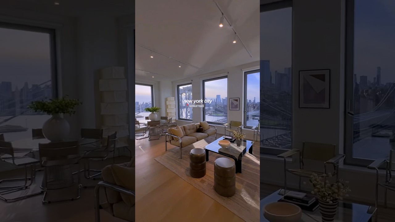 $2.75M Luxury Waterfront Condo Tour | Stunning Views & High-End Amenities in Williamsburg!