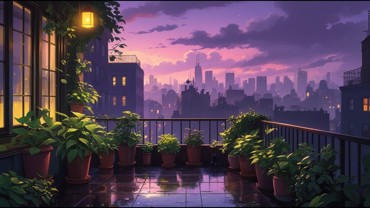 Evening Calm with Lo-Fi Beats 🌧️ Rainy Music for Focus, Sleep, or Mental Clarity