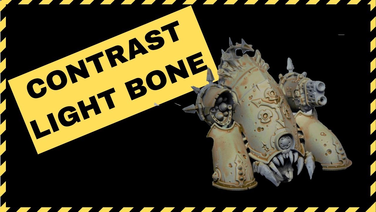 Contrast Paints: Thinned Skeleton Horde Myphitic Blight Hauler