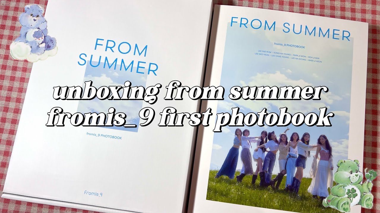 unboxing fromis_9 (프로미스나인) 1st photobook “from summer” ♡ ₊˚ ☘︎・₊✧