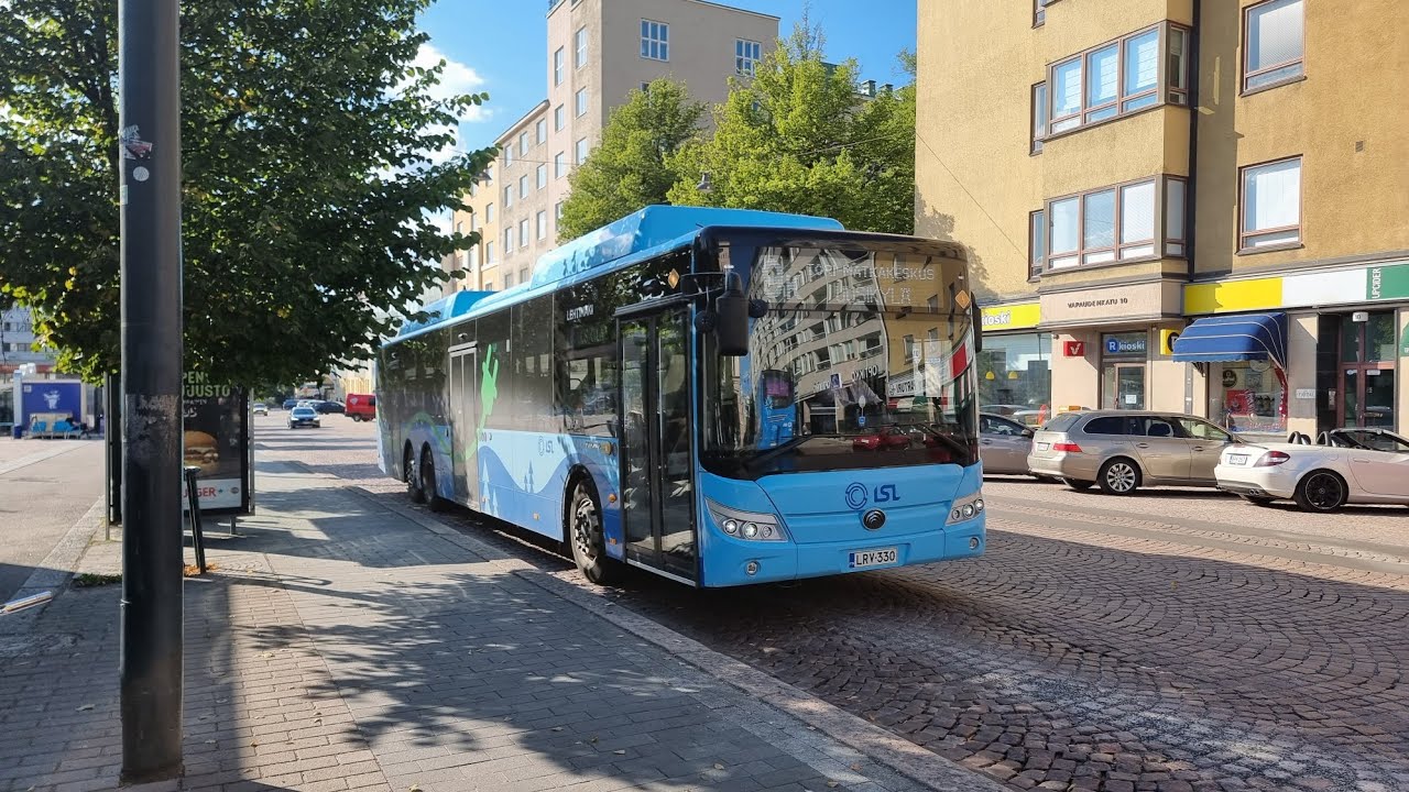 Lehtimäki 103 Yutong E15 @ LSL bus line 9K in Lahti, Finland