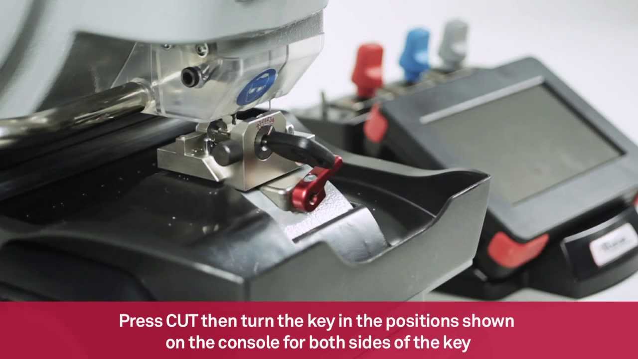 Ford key cutting by code | Keyline 994 Laser