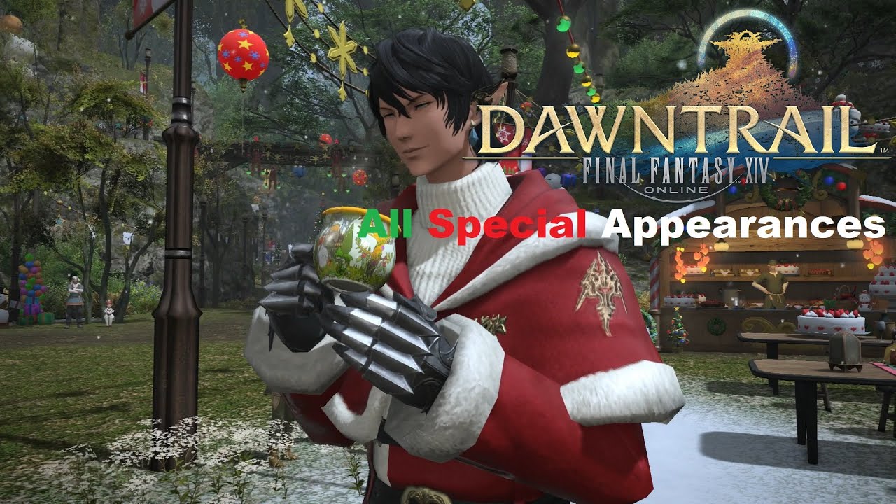 Final Fantasy XIV Dawntrail - Starlight Celebration 2025 Seasonal Event All Special Appearance!