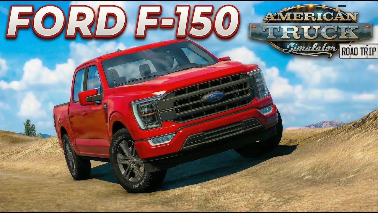 LLEGA LA FORD F-150 LARIAT A AMERICAN TRUCK SIMULATOR | ROAD TRIP DLC