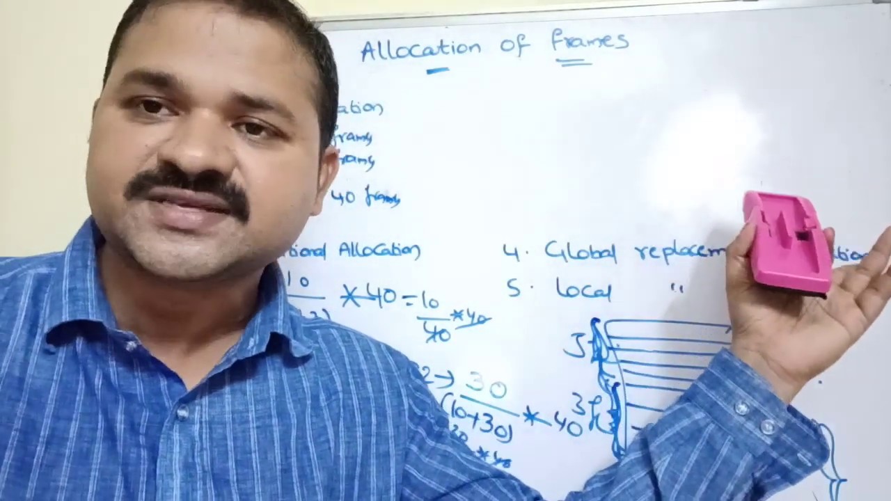 global vs local allocation in operating system | global replacement allocation | local replacement