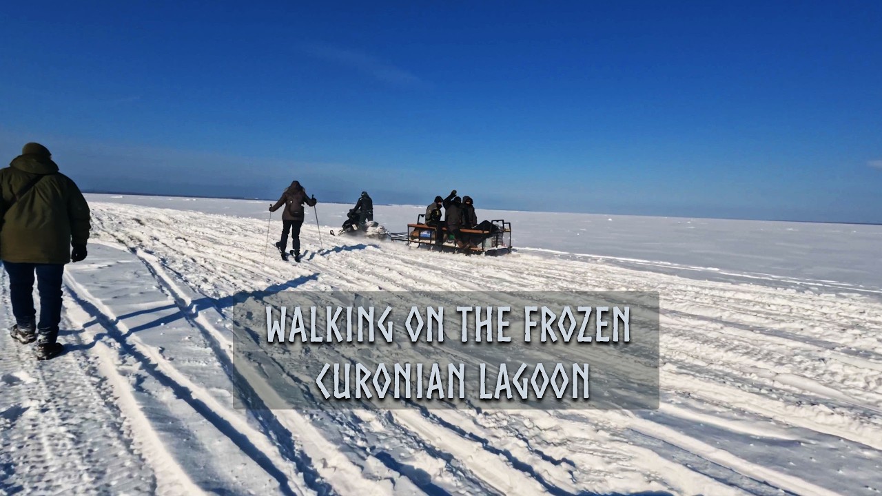 🥾 4K pasivaik&scaron;čiojimas už&scaron;alusiomis Kur&scaron;ių mariomis | Siurrealistiniai žiemos peizažai (be dirbtinio intelekto)