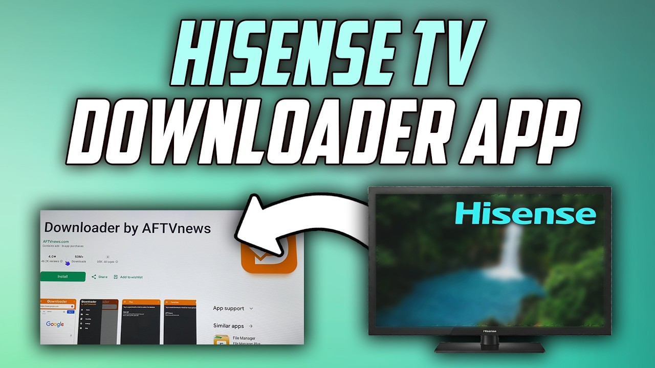 Инструкция по установке приложения Downloader для телевизора Hisense.