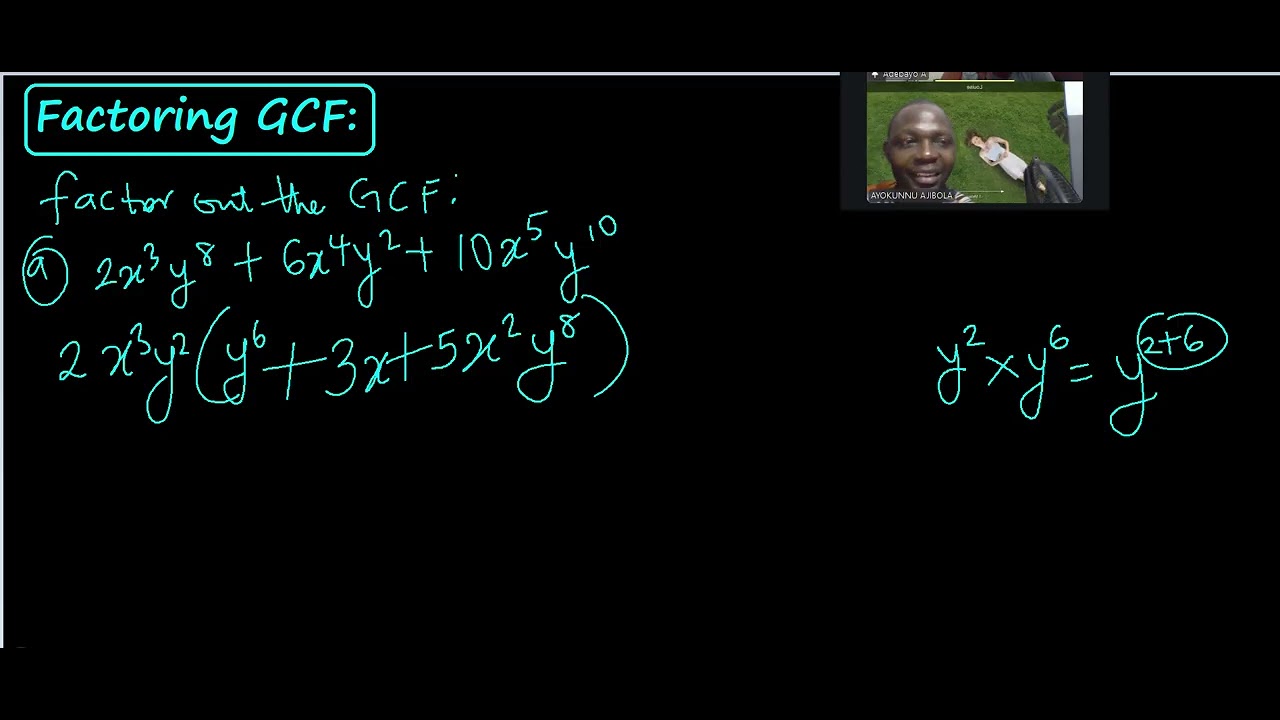 Factoring Out GCF 11th Grade Precalculus