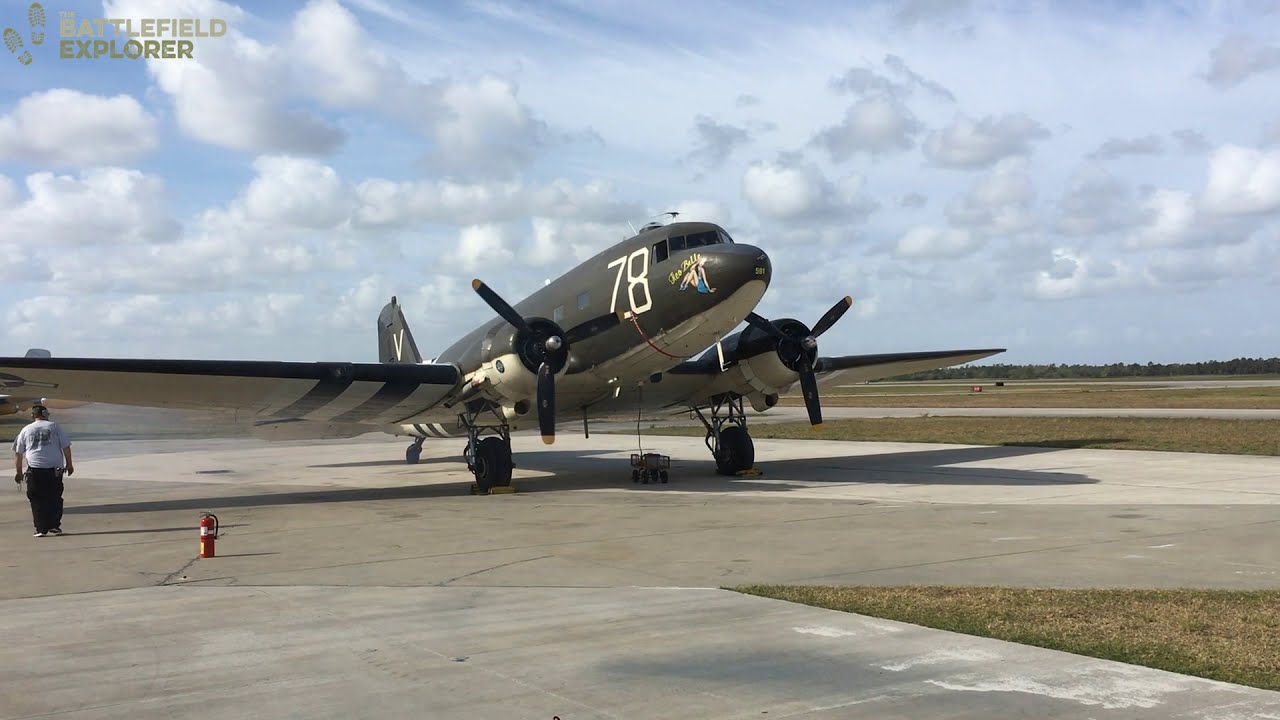 Original WWII Dakota C-47 Engine Test