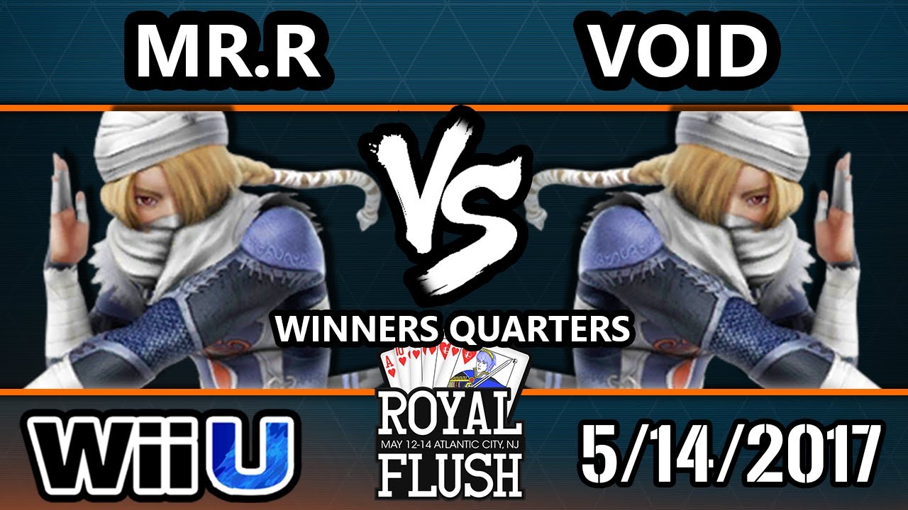 Royal Flush SSB4 - Mr. R (Sheik) Vs. CLG | VoiD (Sheik) Smash 4 Winners Quarters - Smash Wii U
