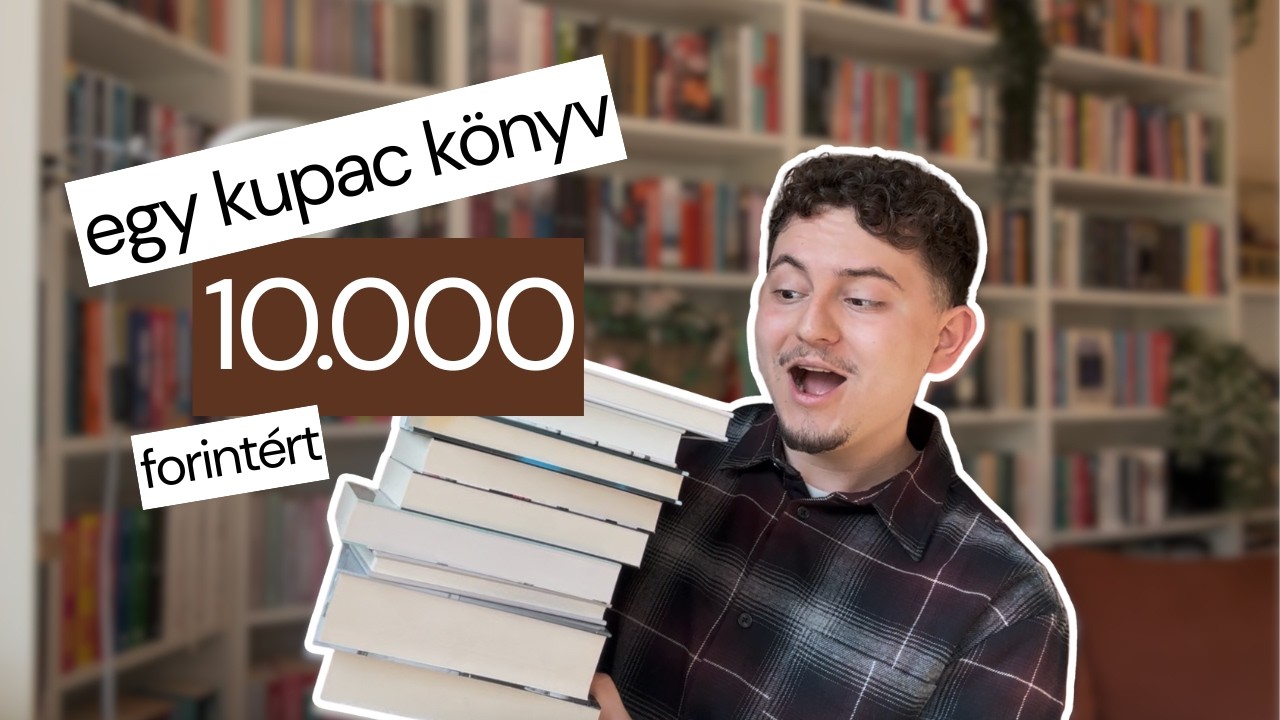 EGY KUPAC K&Ouml;NYV 10.000 FORINT&Eacute;RT? - Ezeket v&aacute;s&aacute;roltam a Libri kiad&oacute;csoport rakt&aacute;rv&aacute;s&aacute;r&aacute;n