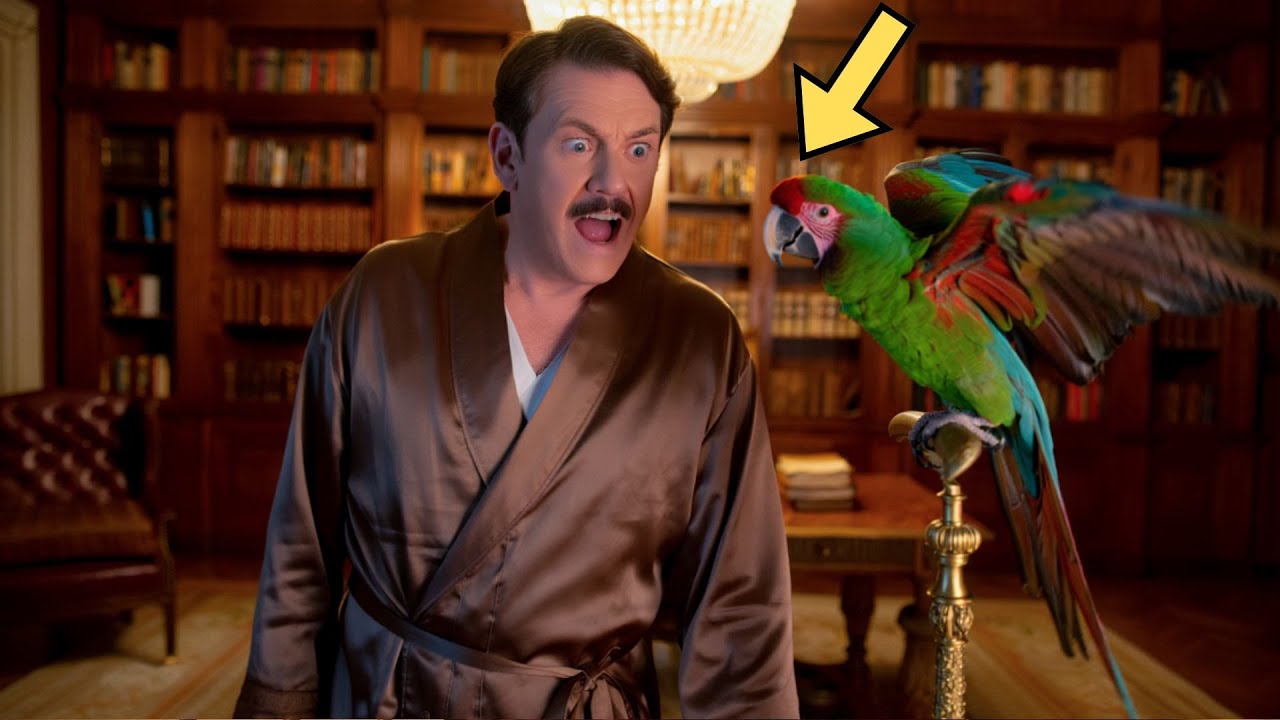 Secret in the MANSION: Parrot reveals that the tycoon's daughter never left the HOUSE...