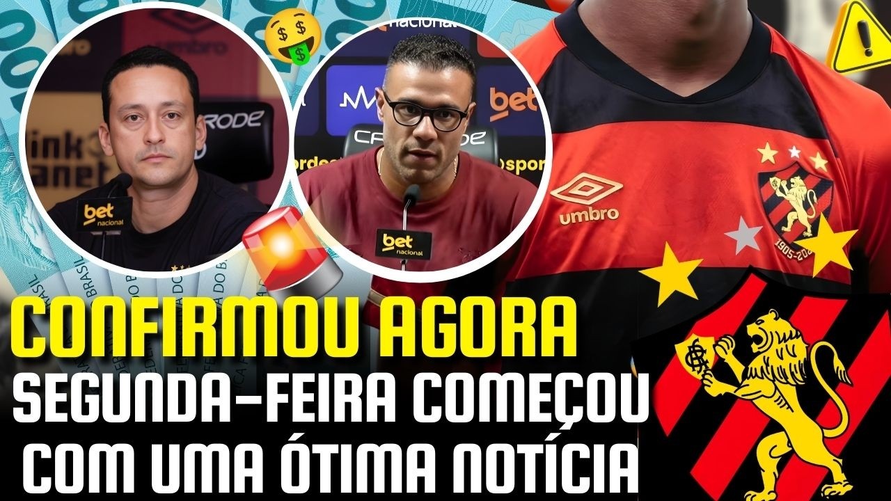 🔥 ATENÇÃO: SPORT PREPARA MOVIMENTO PARA LUCRAR MILHÕES COM JOIA DO ELENCO! | AGORA O CLUBE AVANÇA