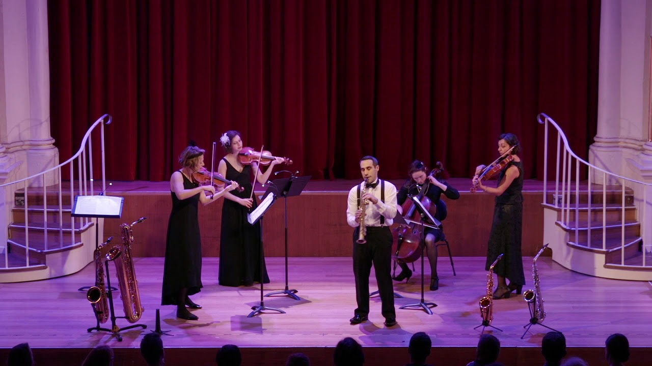 Puttin' On The Ritz, Irving Berlin. Saxophone and string quartet