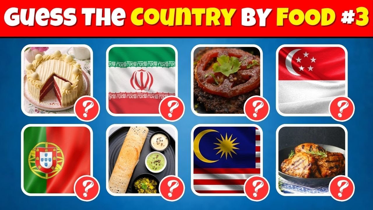 Can You Guess the Country from Food? 🍕🍣 | 90 World Cuisine Quiz Challenge | Quiz Bunnies