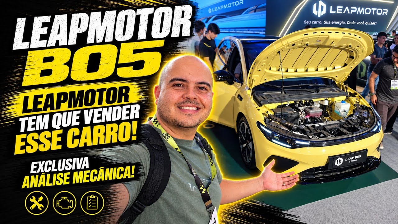 Leapmotor B05 - Tem que vir pro Brasil! Exclusiva an&aacute;lise mec&acirc;nica! 