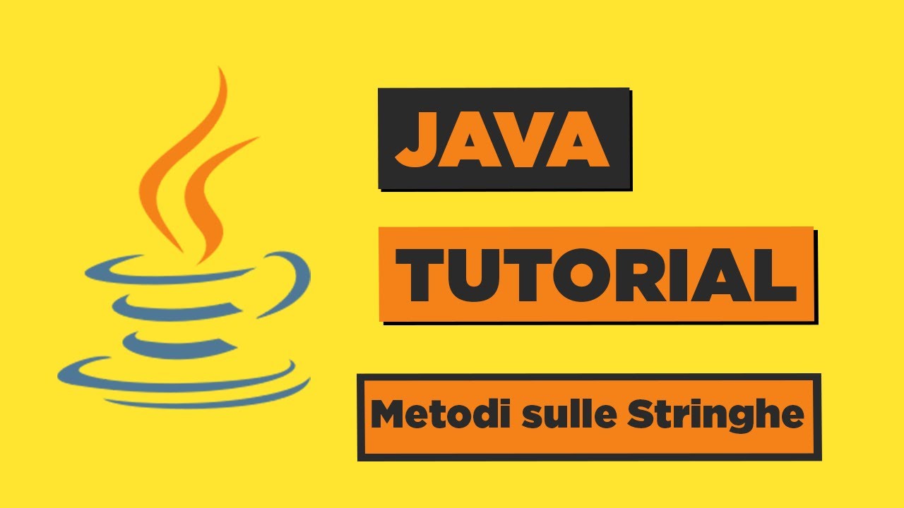 Java Metodi sulle Stringhe
