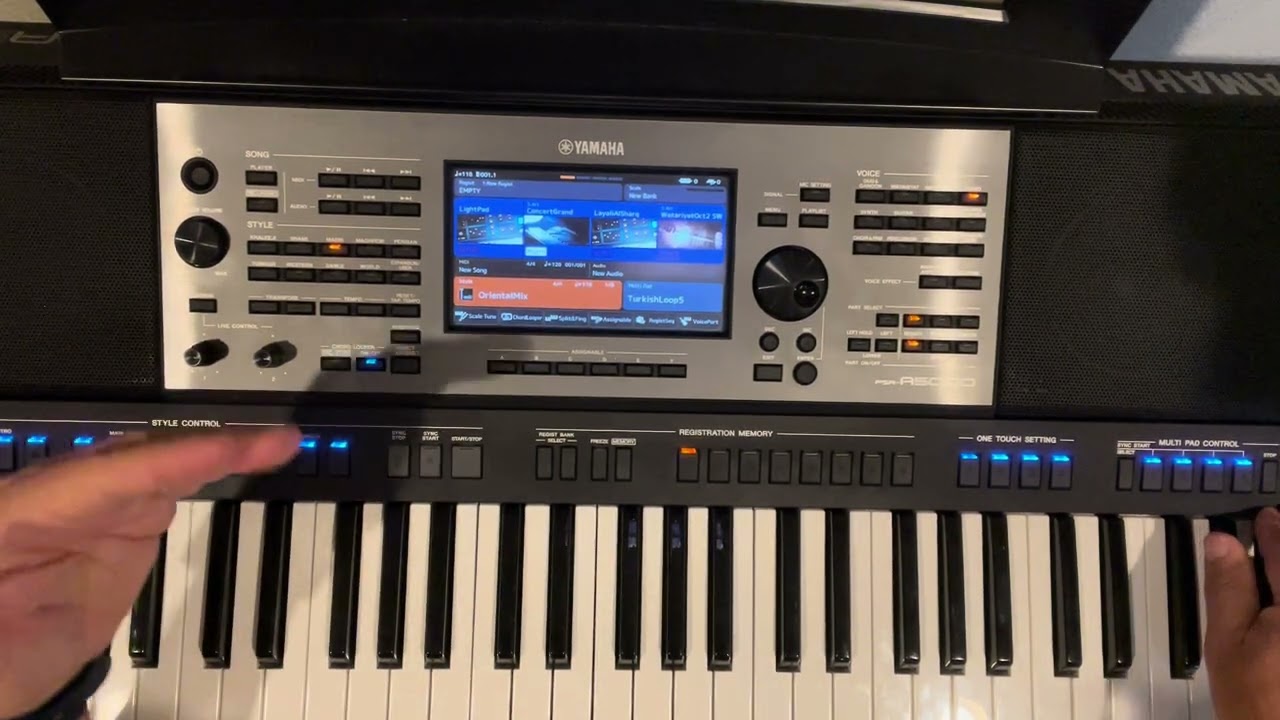 مثال عملى لتخصيص ال Style - الجزء الأول (إستخدام ال M. PAD وال Assignable فى Yamaha A5000