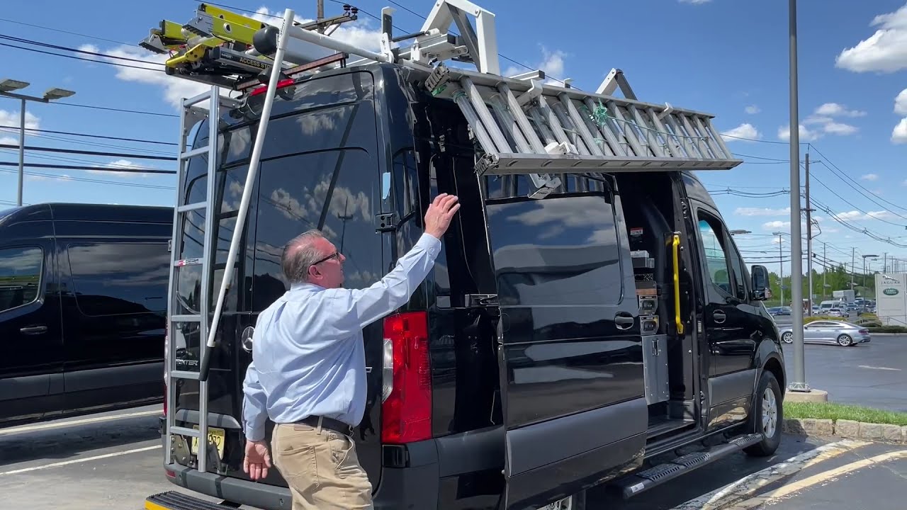Sprinter Van Ladder Rack | Advantage Outfitters Demo