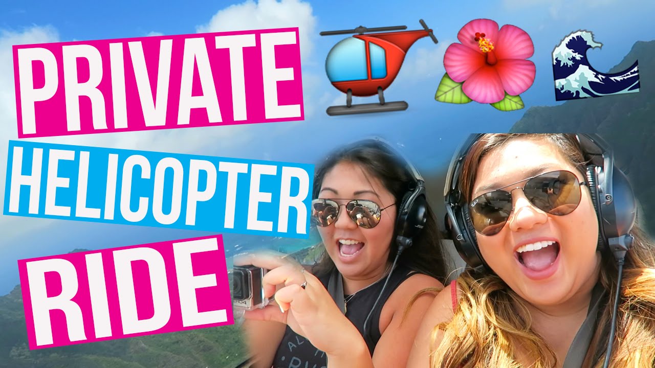 PRIVATE HELICOPTER OVER HAWAII!!