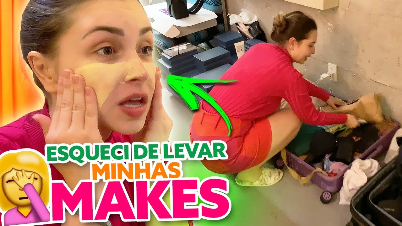 MAQUIAGEM COM AS MÃOS PARA FESTA? 😰 TIVE QUE COMPRAR MAIS MAKES