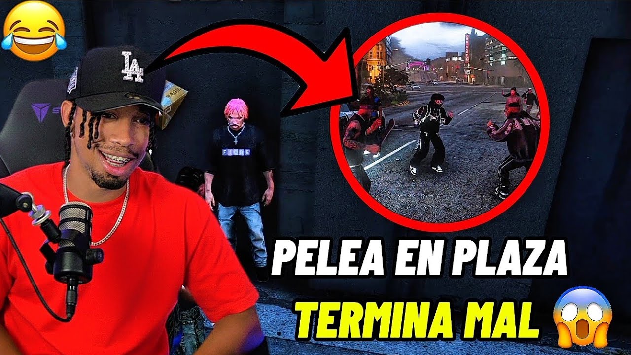 Pelea en Plaza a Machetazos Termina Mal 😱 😂 Momentos Divertidos de Creativos RP