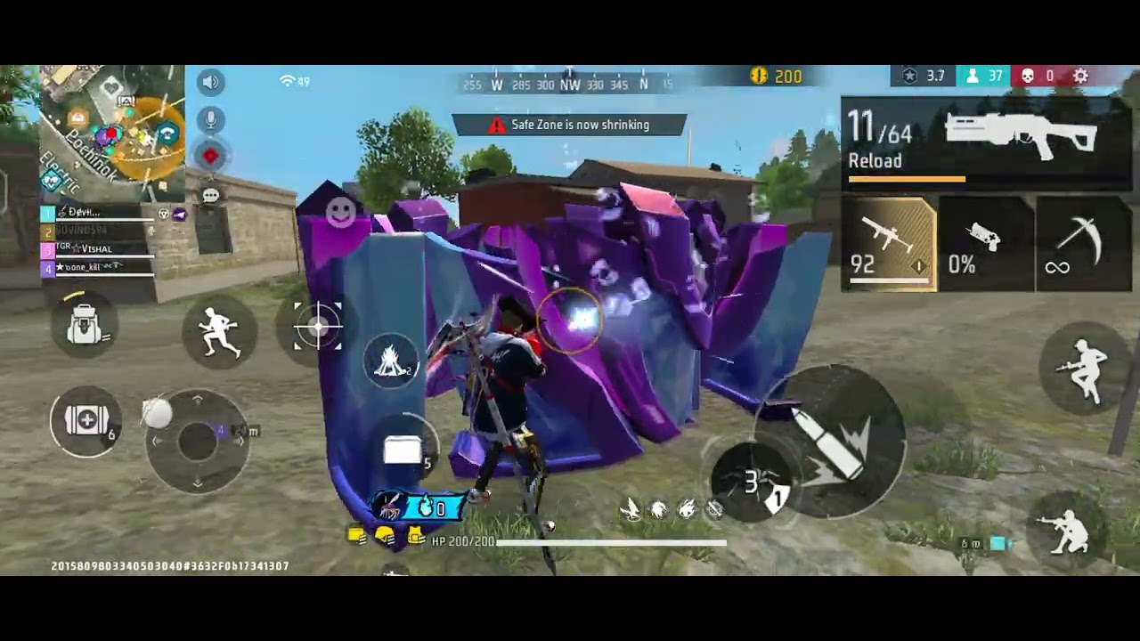 BR rank match 0 kill ka shat ma 