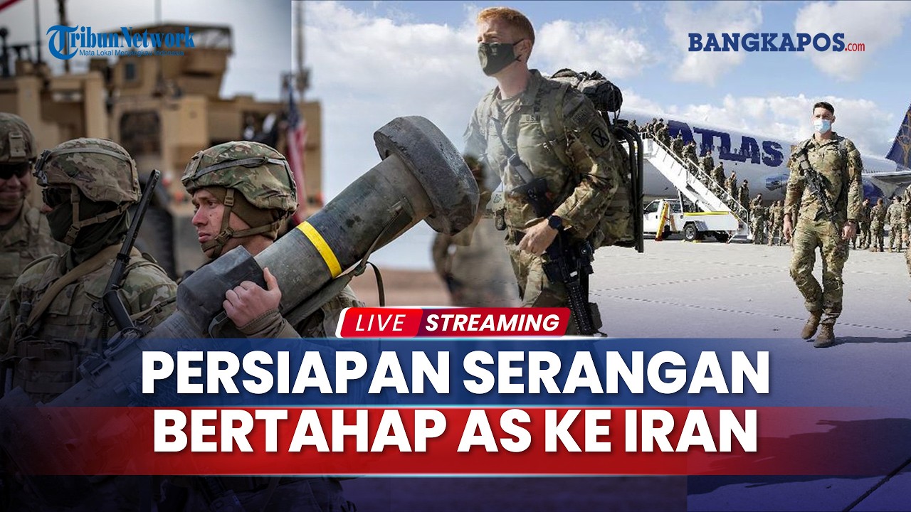 🔴 Persiapan 2 Strategi Serangan ke Iran, Khamenei Bukan Target Utama
