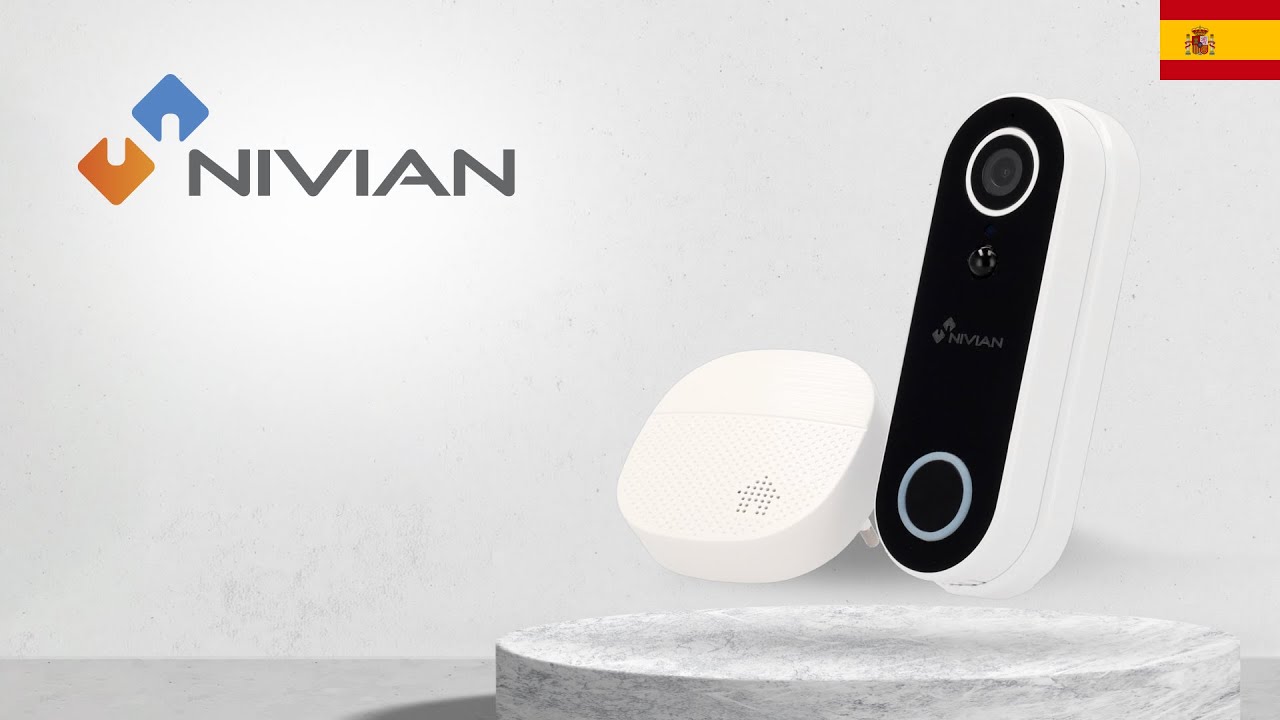 🔵 Nivian NVS-IPC-DB1| Timbre inteligente WiFi 100% inal&aacute;mbrico