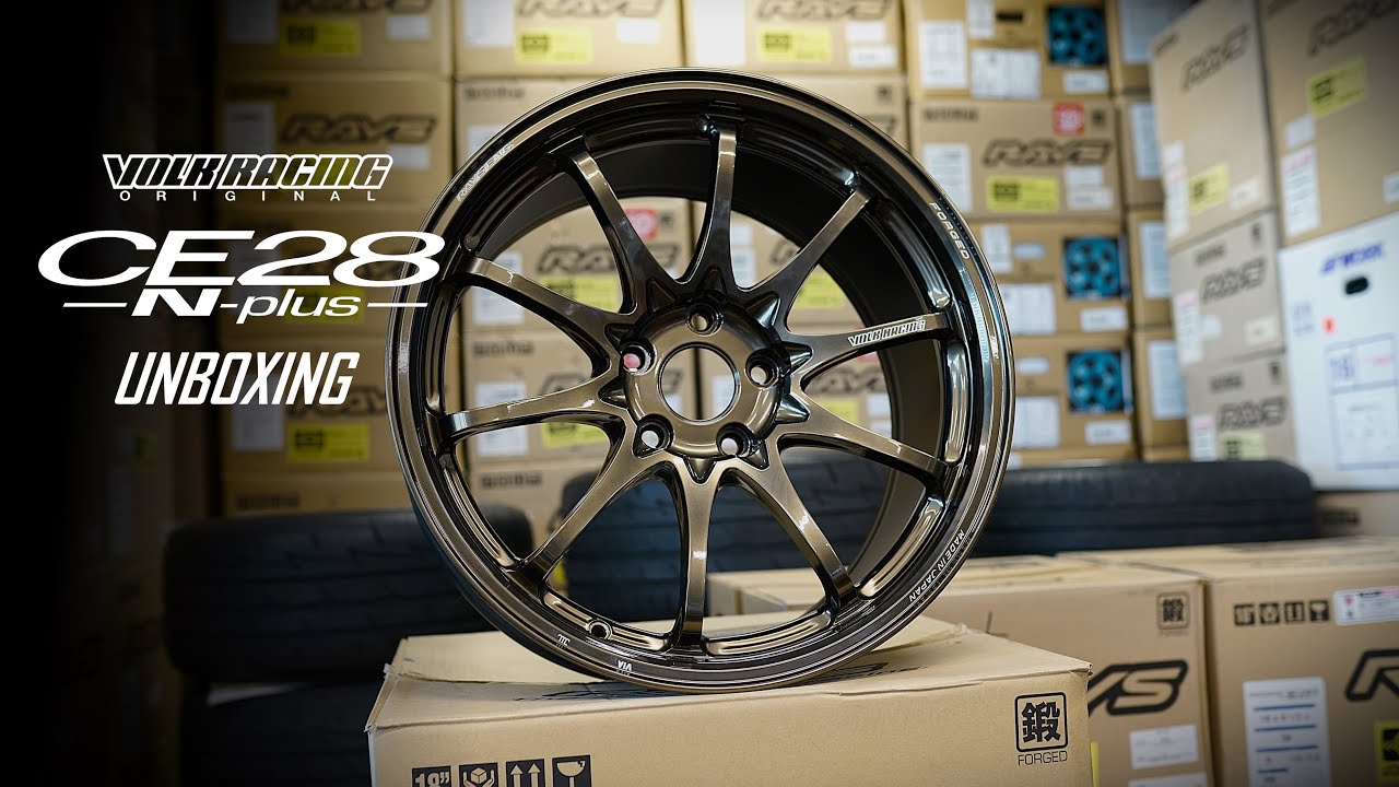 VOLK RACING CE28N-PLUS Unboxing