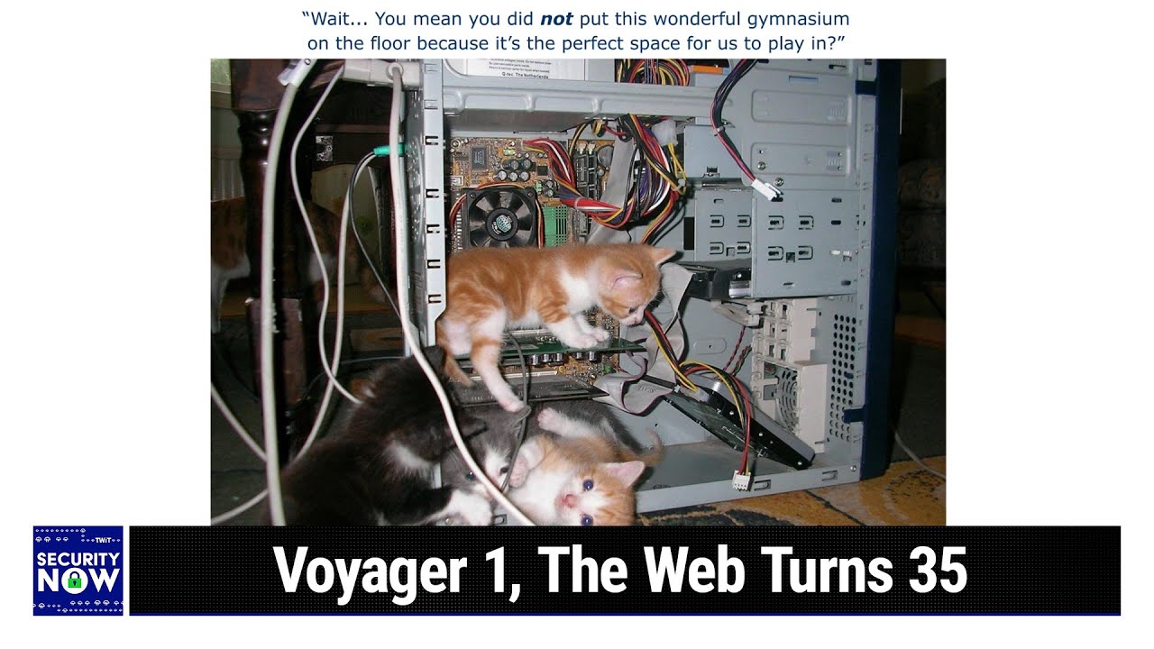 Morris The Second - Voyager 1, The Web Turns 35