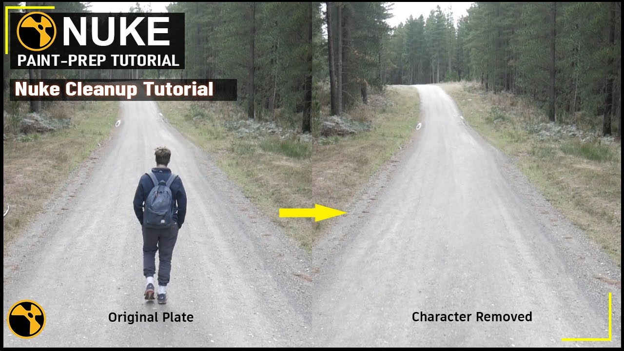Nuke Cleanup Tutorial | Cleanup Using Clean plate in Nuke | Object Removal