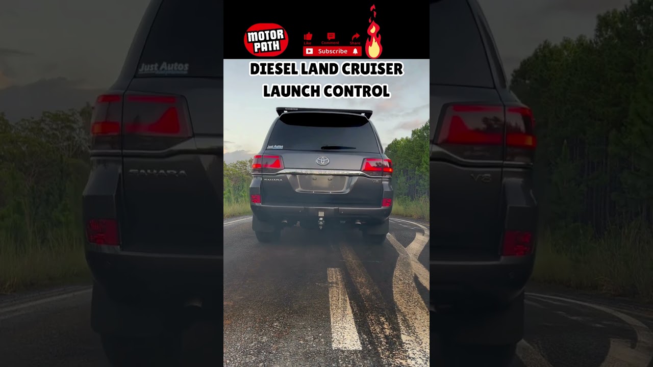 TUNED TWIN TURBO LAND CRUISER - DIESEL POWER #shorts #subscribe #landcruiser200