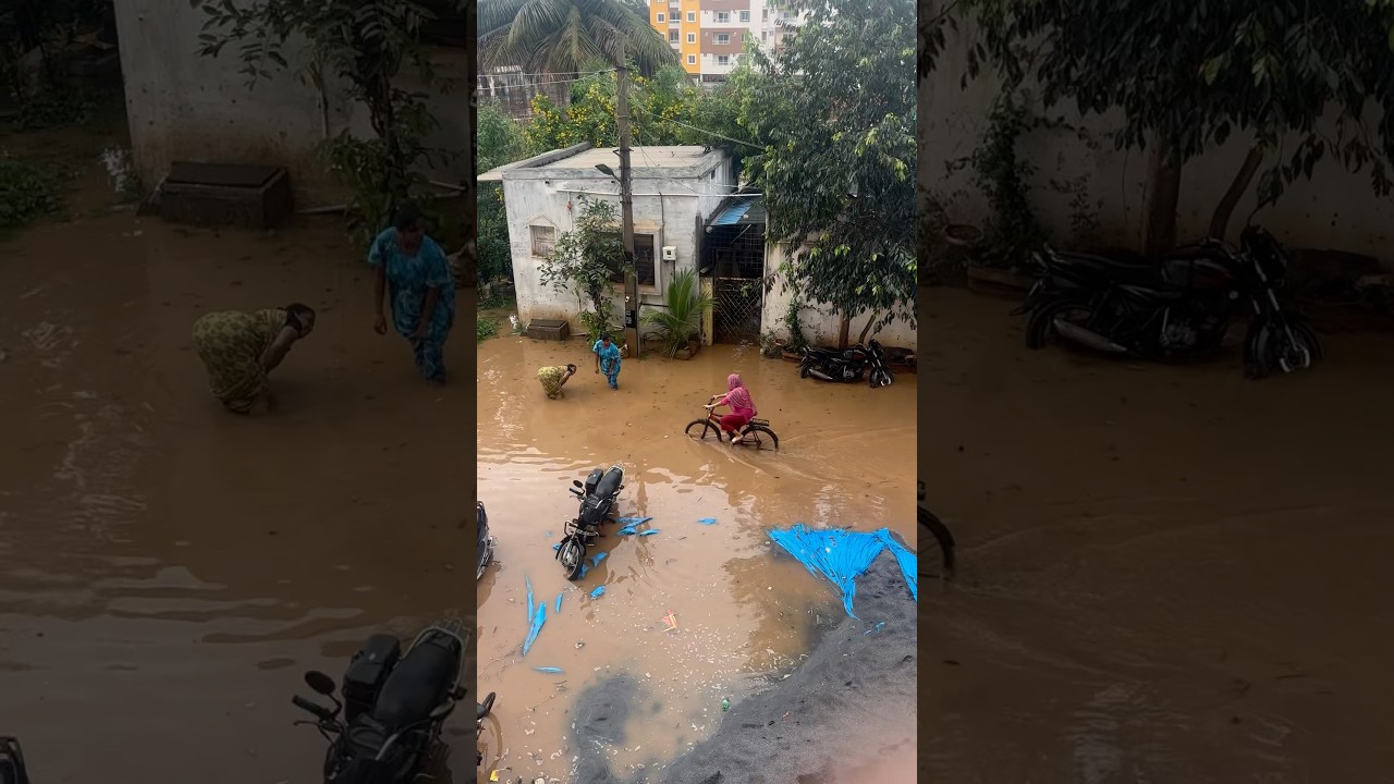 Bengaluru Rain Effect #shorts #rain #raining #bangalore #raineffect