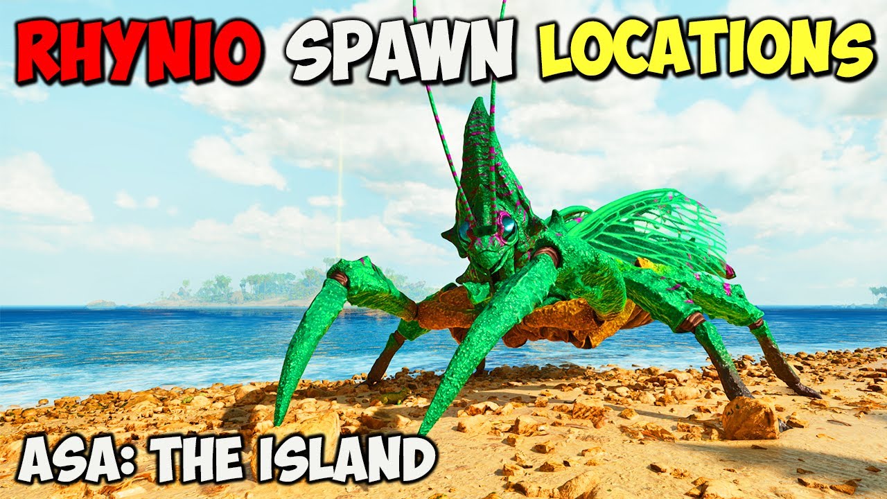 ASA: ЛУЧШИЕ МЕСТА ПОЯВЛЕНИЯ РИНИОГНАТОВ | ARK Survival Ascended The Island