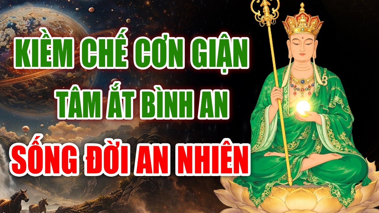 PHẬT DẠY CÁCH KIỀM CHẾ CƠN NÓNG GIẬN - NGHE XONG TÂM AN, KHÔNG CÒN CÁU GẮT
