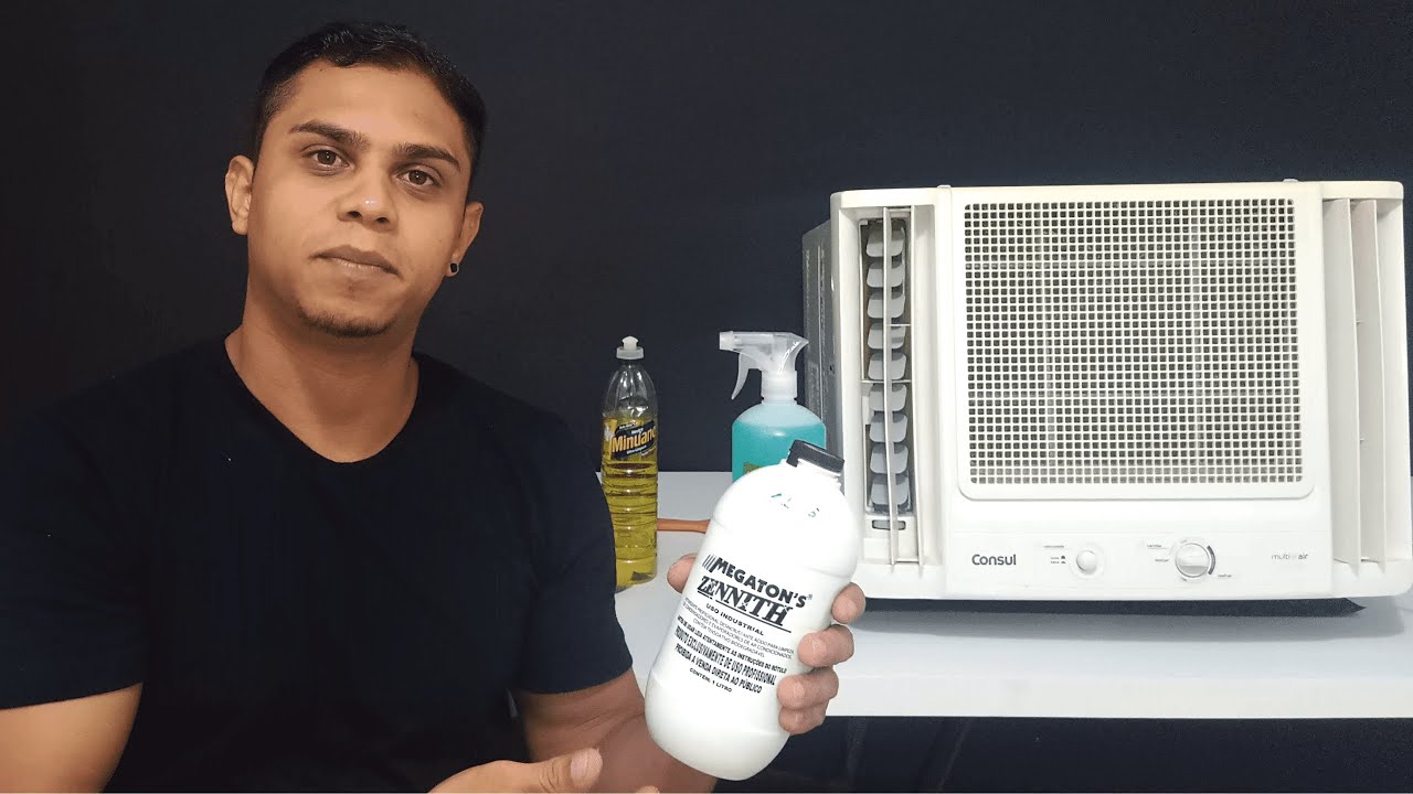 ✔️Limpeza de Ar condicionado de janela