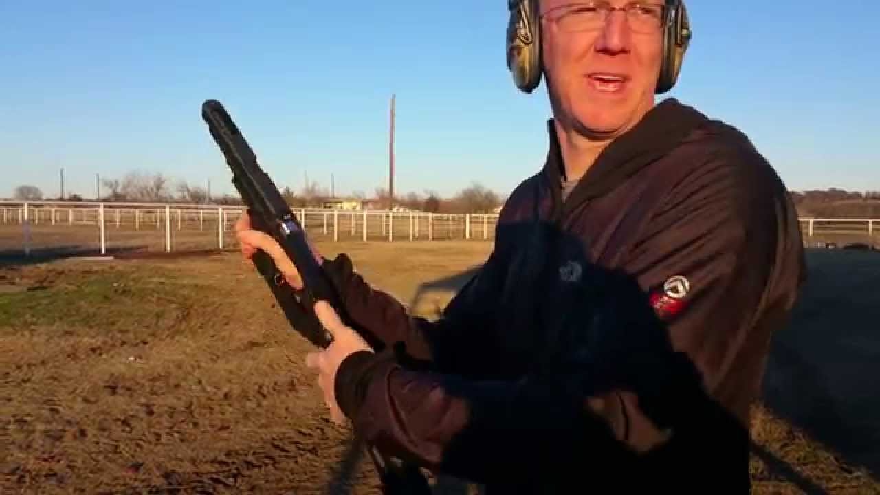 Shooting a Fully Automatic 9mm Glock Machine Gun